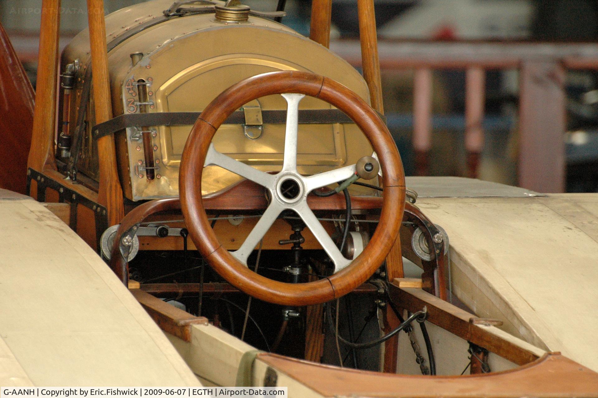 G-AANH, 1910 Deperdussin Monoplane Type D C/N BAPC005, 4. G-AANH's cockpit