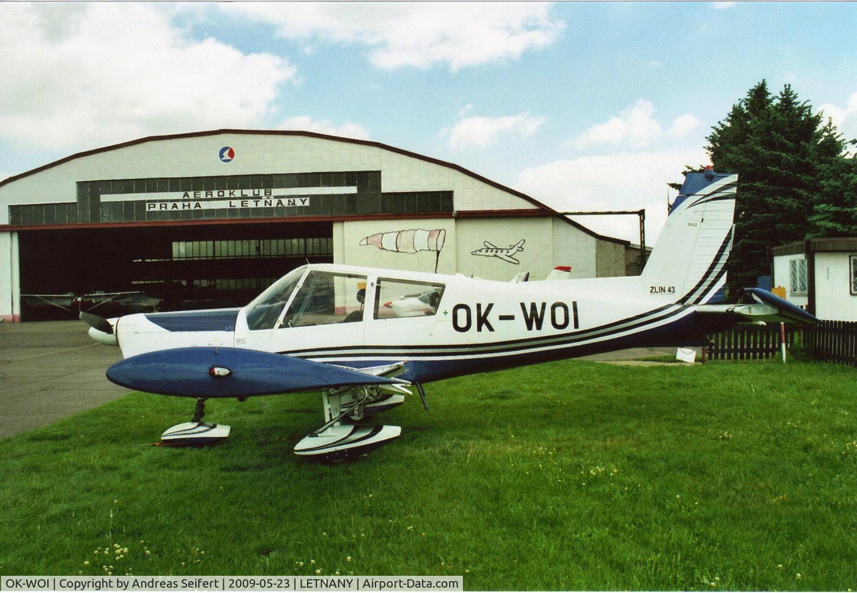 OK-WOI, Zlín Z-43 C/N 0102, Fly In Prag-Letnany Airfield 23.5.2009