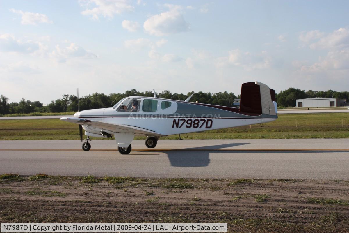 N7987D, 1957 Beech H35 Bonanza C/N D-5273, Beech H35
