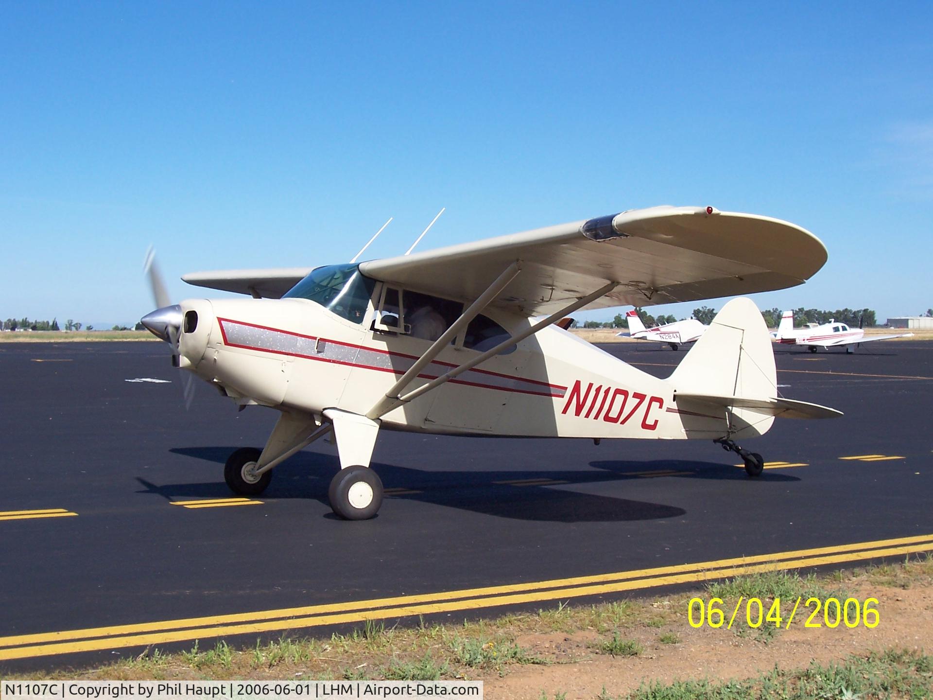 N1107C, 1953 Piper PA-22-135 Tri-Pacer C/N 22-953, Piper Pacer
