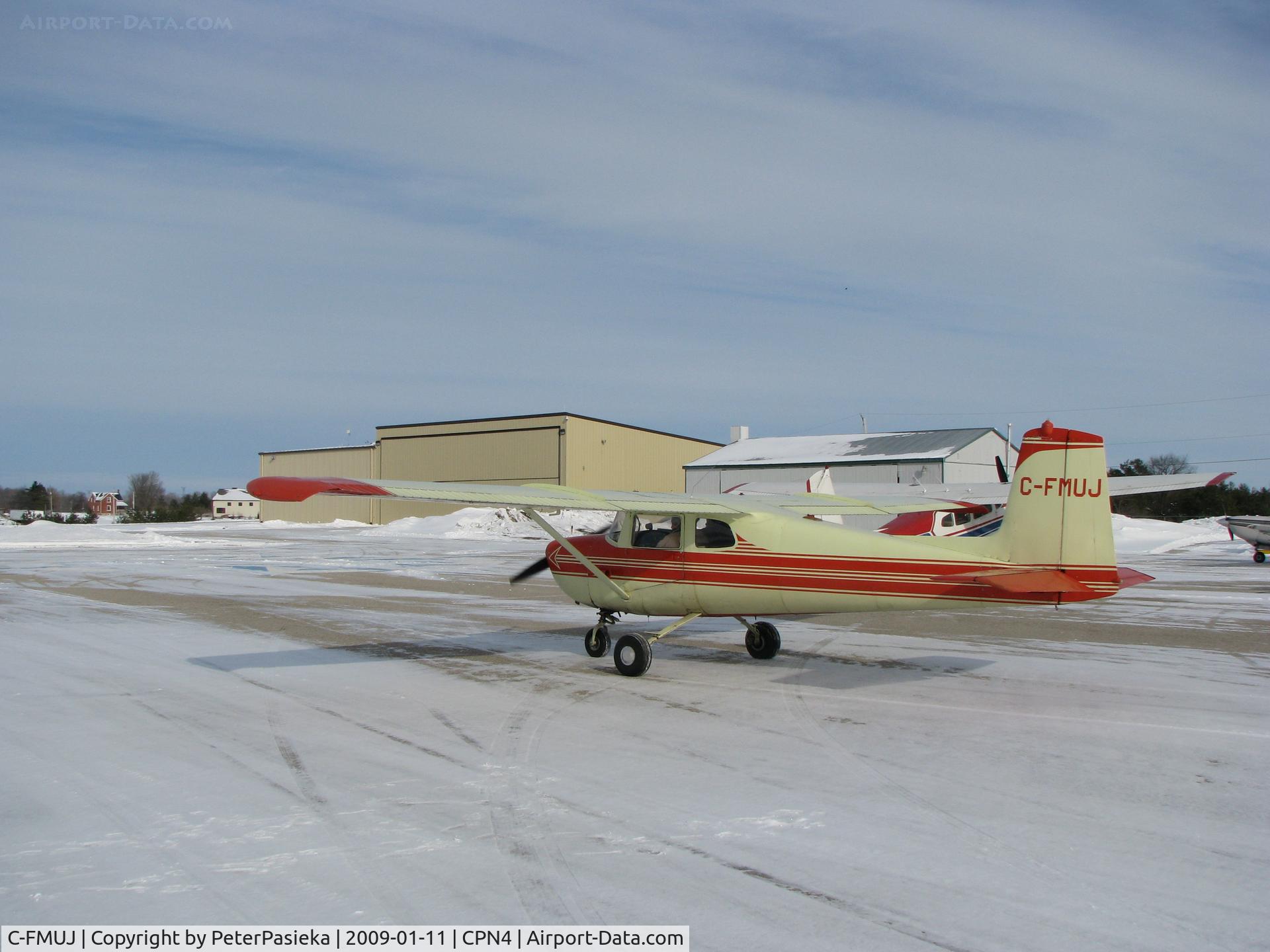 C-FMUJ, 1960 Cessna 150A C/N 15059057, @ Hanover/Saugeen Muni Airport