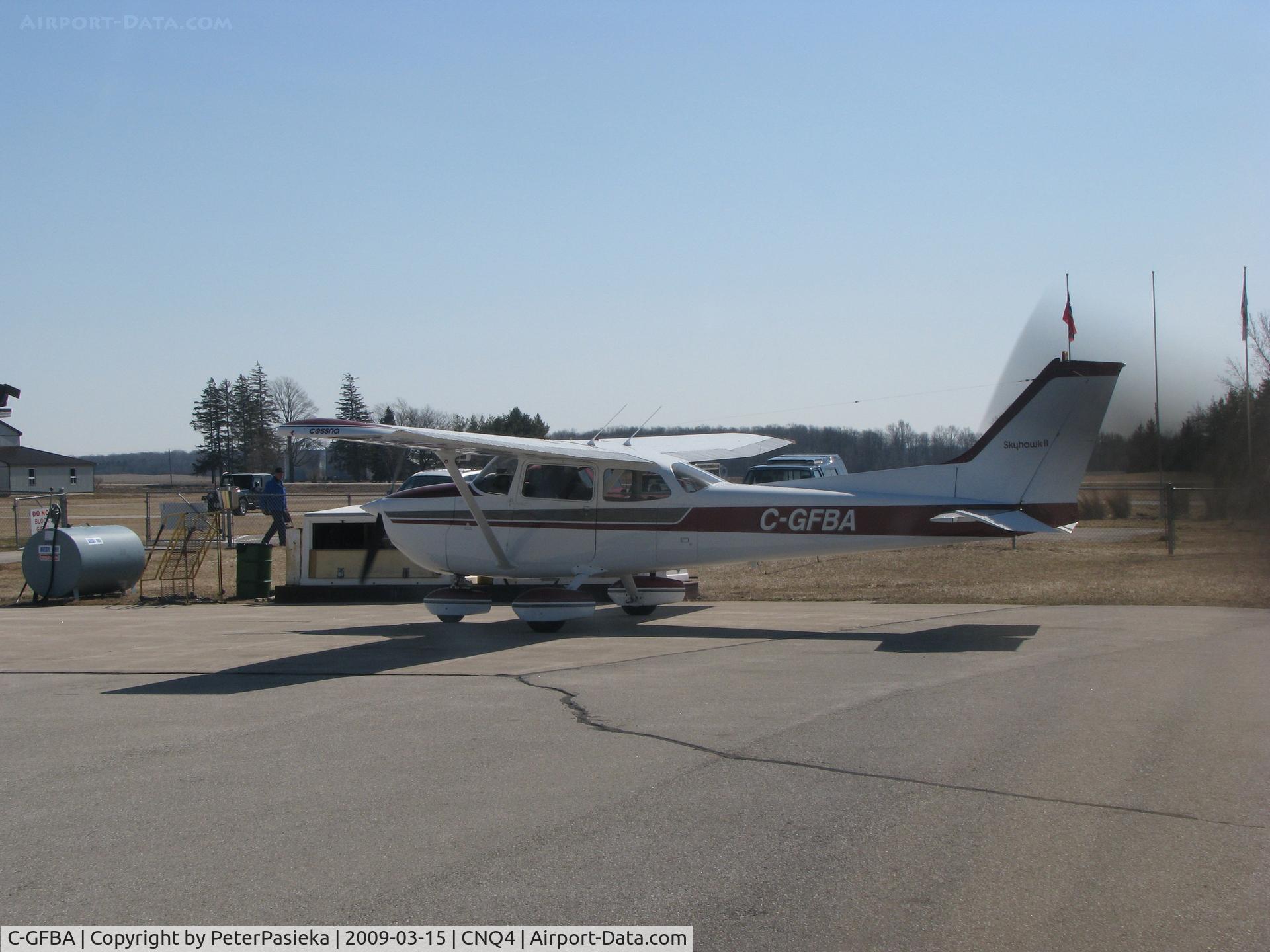C-GFBA, 1974 Cessna 172M Skyhawk II C/N 17264091, @ Tillsonburg Airport