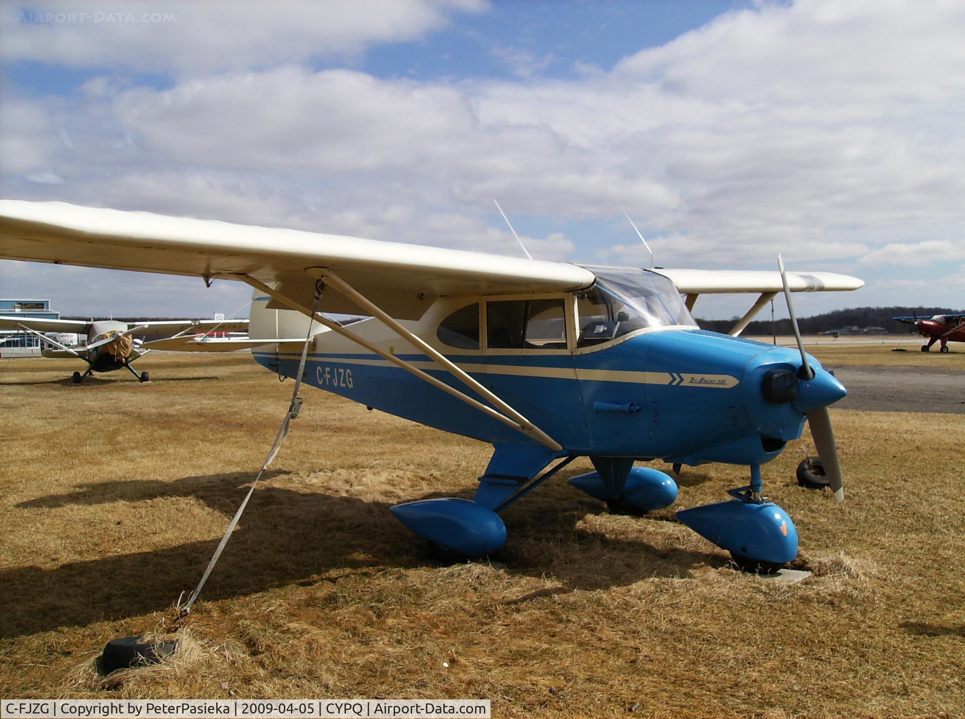 C-FJZG, 1952 Piper PA-22-135 Tri-Pacer C/N 22-755, @ Peterborough Airport, Ontario Canada