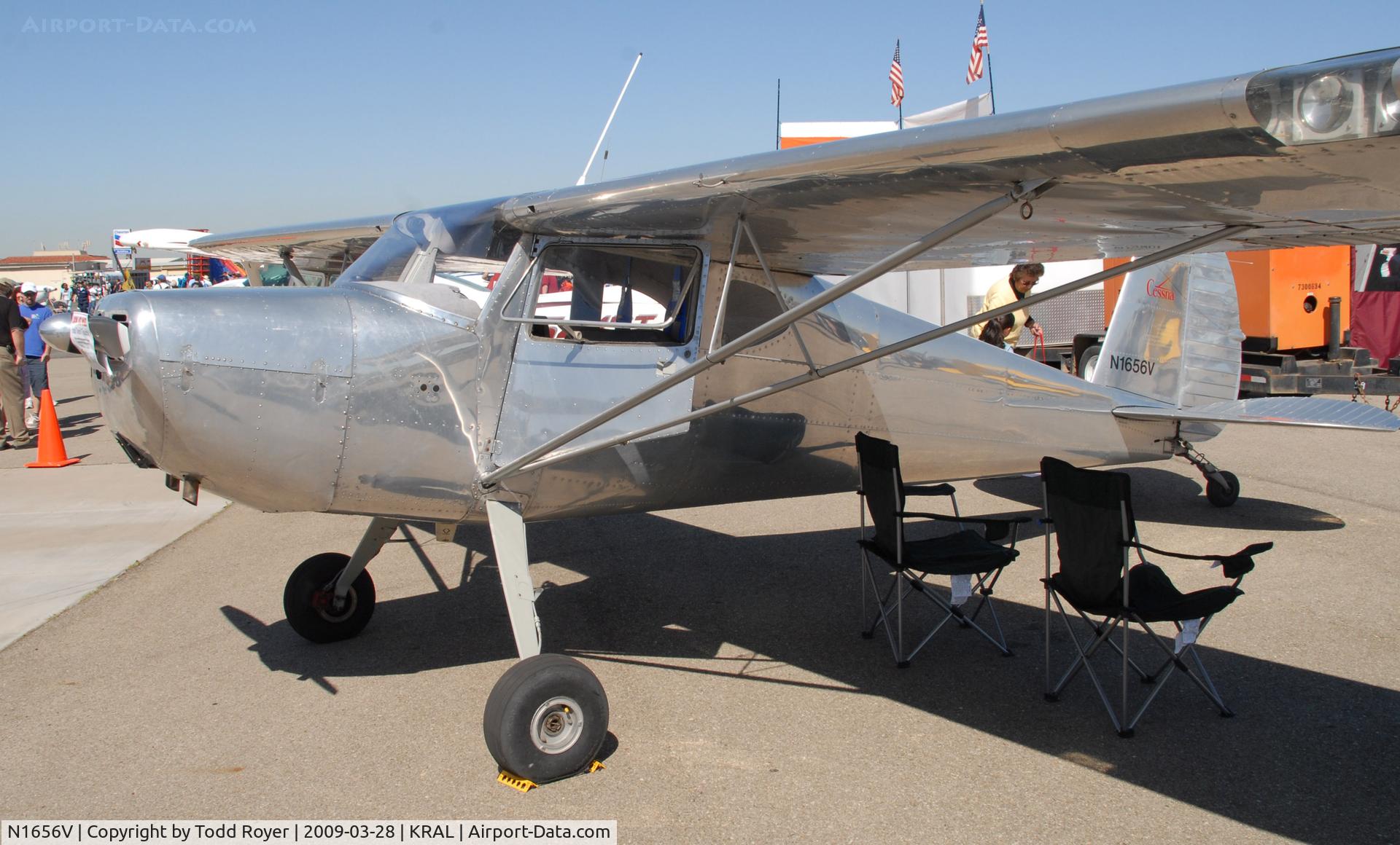 N1656V, 1947 Cessna 120 C/N 13828, Riverside Airshow 2009