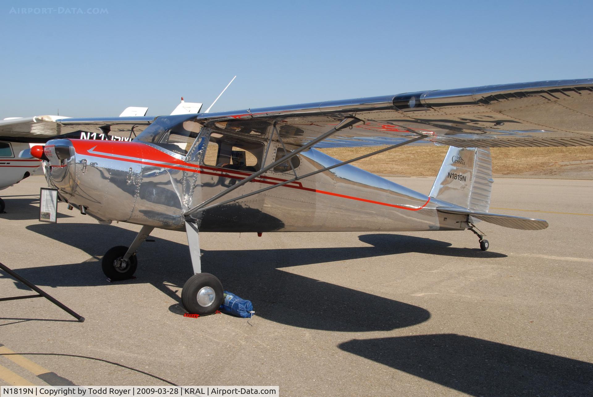 N1819N, 1946 Cessna 120 C/N 12063, Riverside Airshow 2009