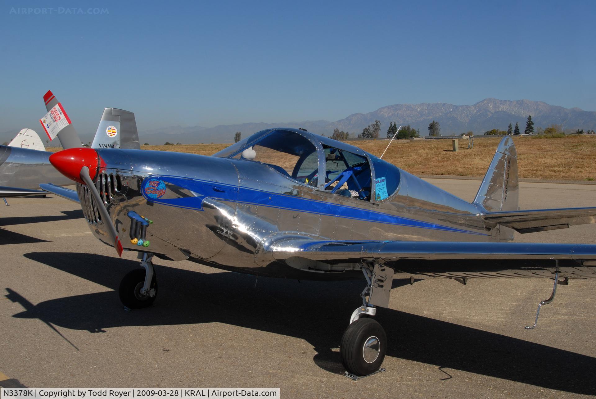 N3378K, 1946 Globe GC-1B Swift C/N 1371, Riverside Airshow 2009