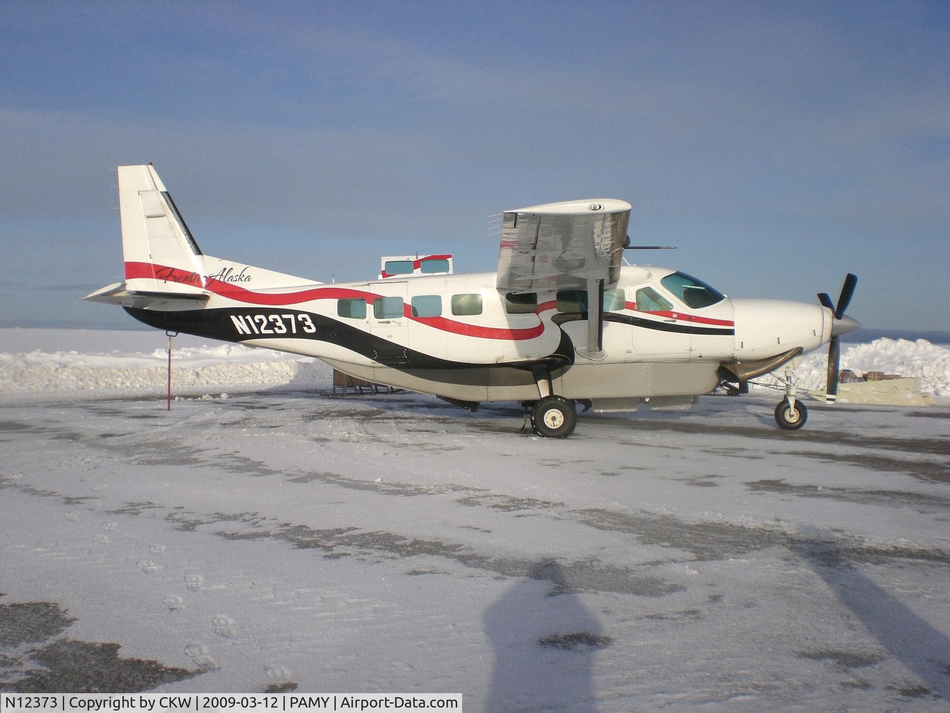N12373, 1998 Cessna 208B C/N 208B0697, 'Frontier Alaska' logo on tail