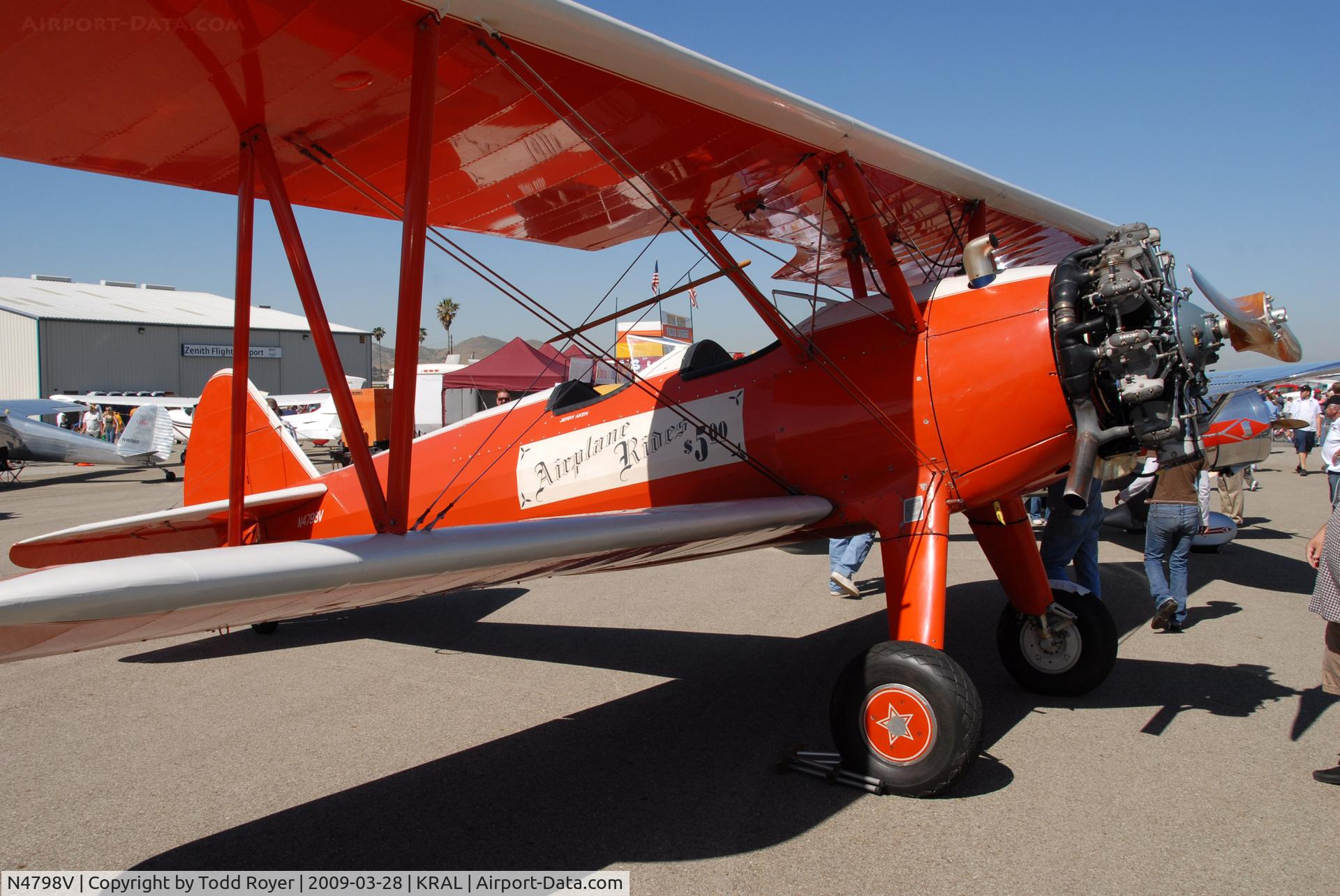 N4798V, 1943 Boeing E75 C/N 75-5086, Riverside Airshow 2009