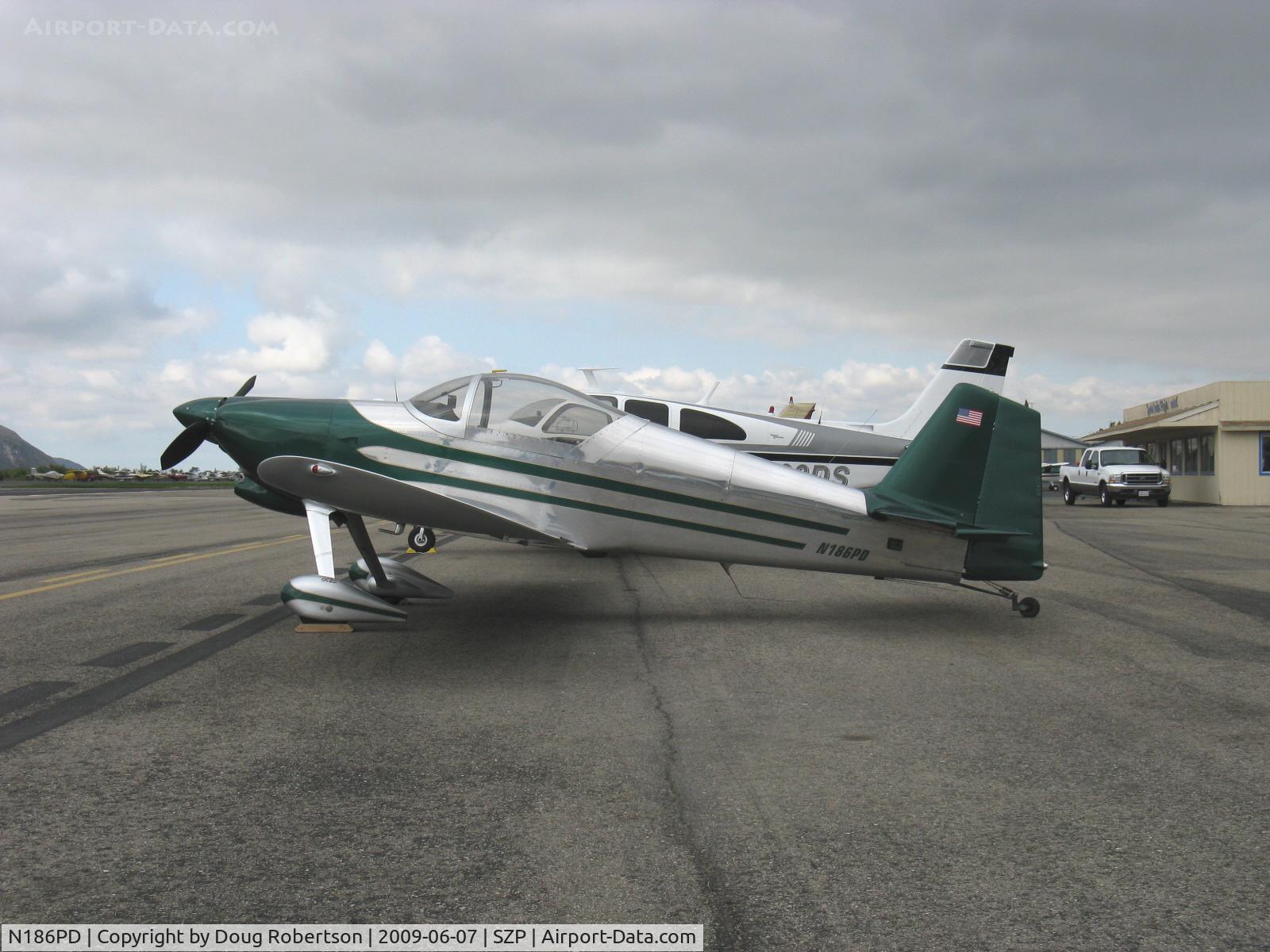 N186PD, 1999 Vans RV-6 C/N 22096, 1999 Johnson/Albrecht VAN's RV-6, Lycoming O&VO-360 180 Hp, this aircraft flown from right seat