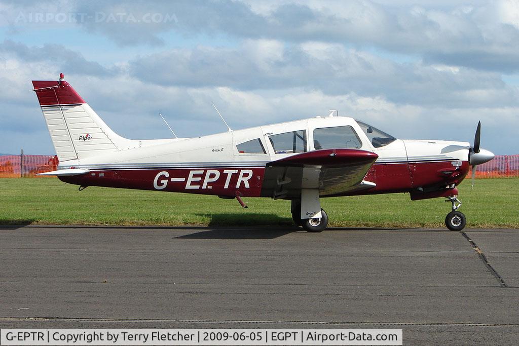 G-EPTR, 1972 Piper PA-28R-200 Cherokee Arrow C/N 28R-7235090, Piper PA-28R-200 at Perth Airport in Scotland