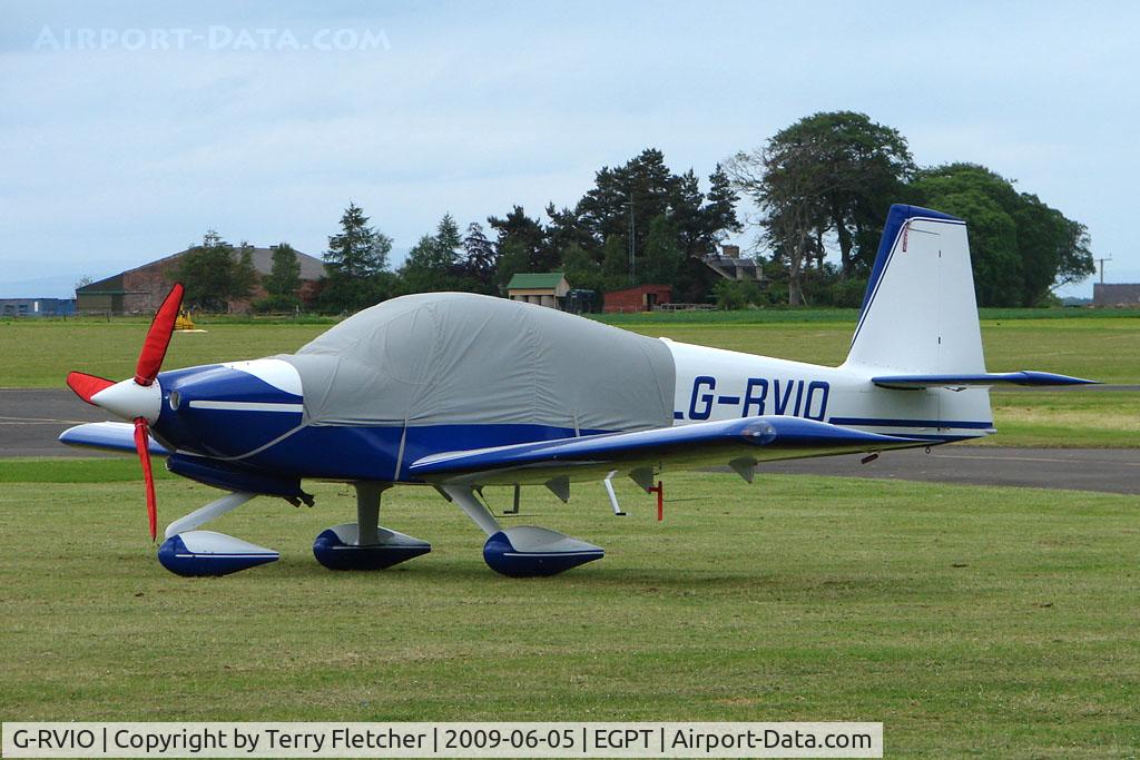 G-RVIO, 2006 Vans RV-10 C/N PFA 339-14547, Appropriate Registration for this RV-10 at Perth Airport in Scotland