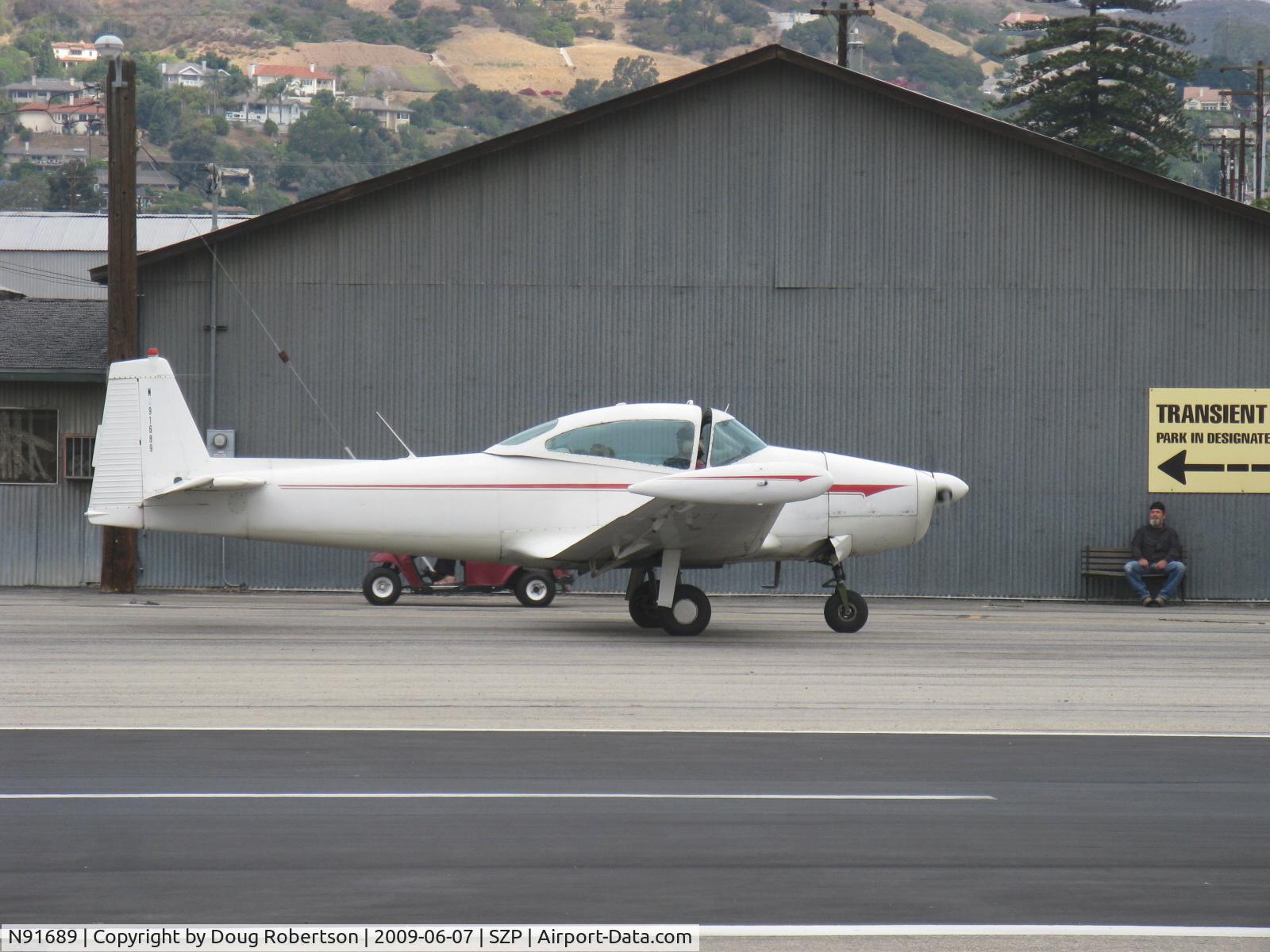 N91689, 1946 North American Navion (NA-145) C/N NAV-4-431, 1946 North American NAVION, Continental E-225 upgrade, taxi to Rwy 22