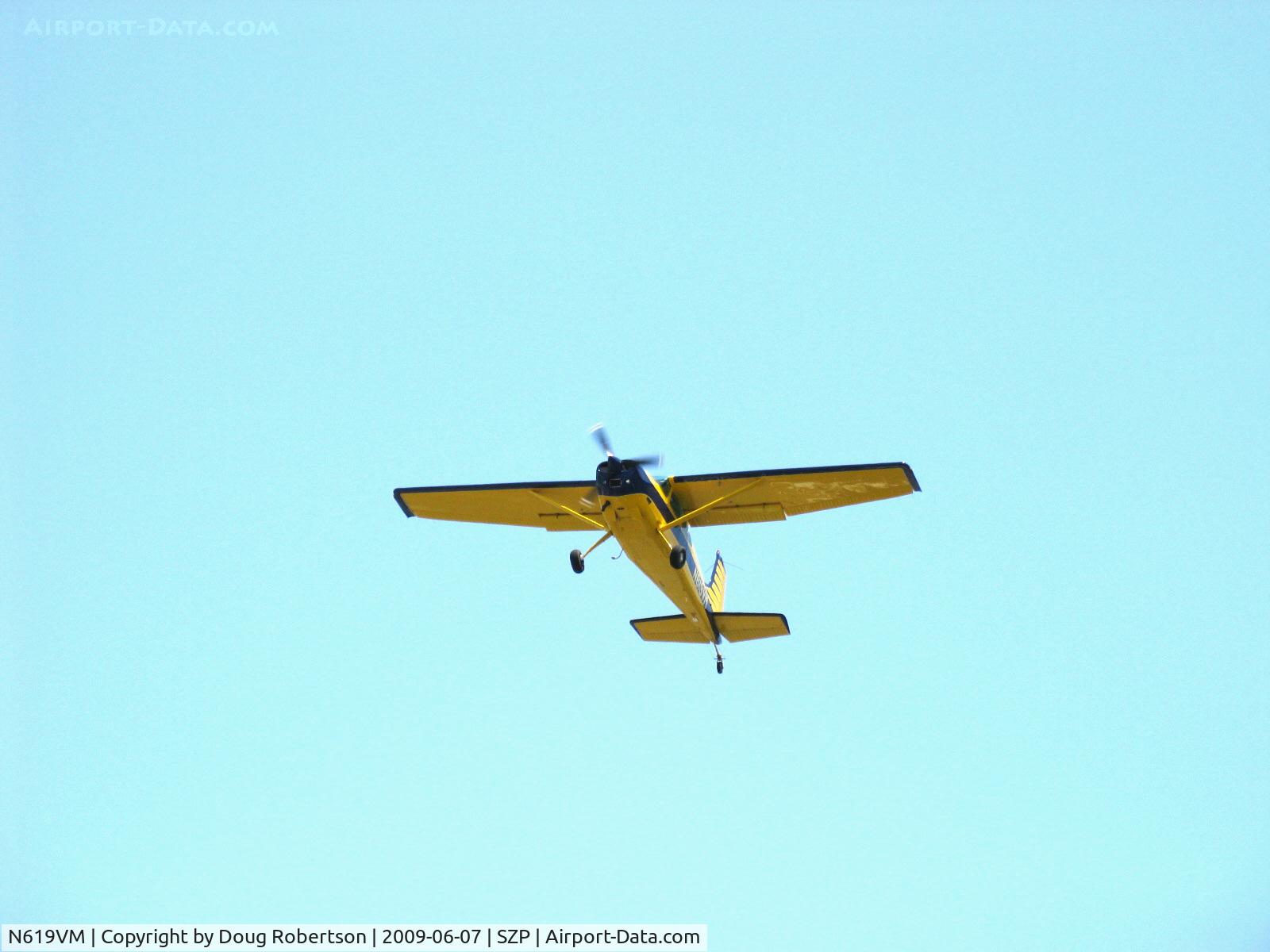 N619VM, 1981 Cessna A185F Skywagon 185 C/N 18504284, 1981 Cessna A185F SKYWAGON II, Continental IO-520-D 300 Hp, takeoff climb Rwy 22