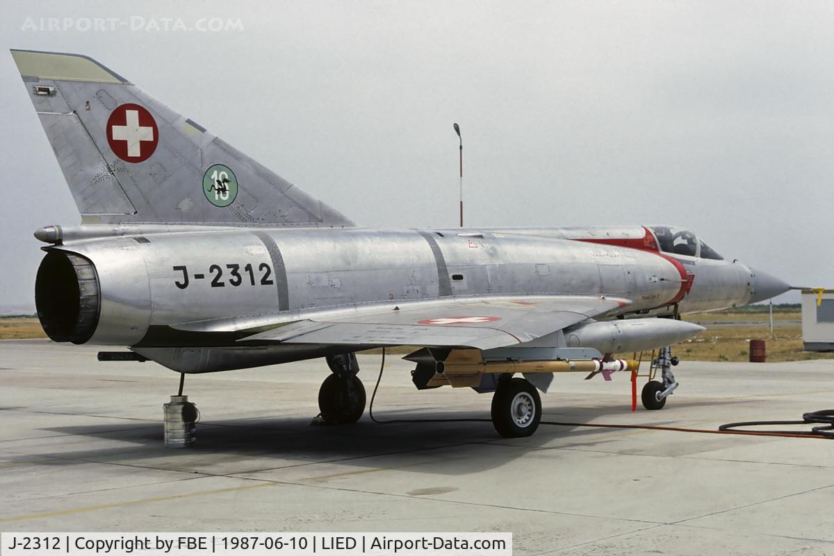 J-2312, Dassault (F+W Emmen) Mirage IIIS C/N 17-26-109/1046, MirageIIIS at Decimomannu