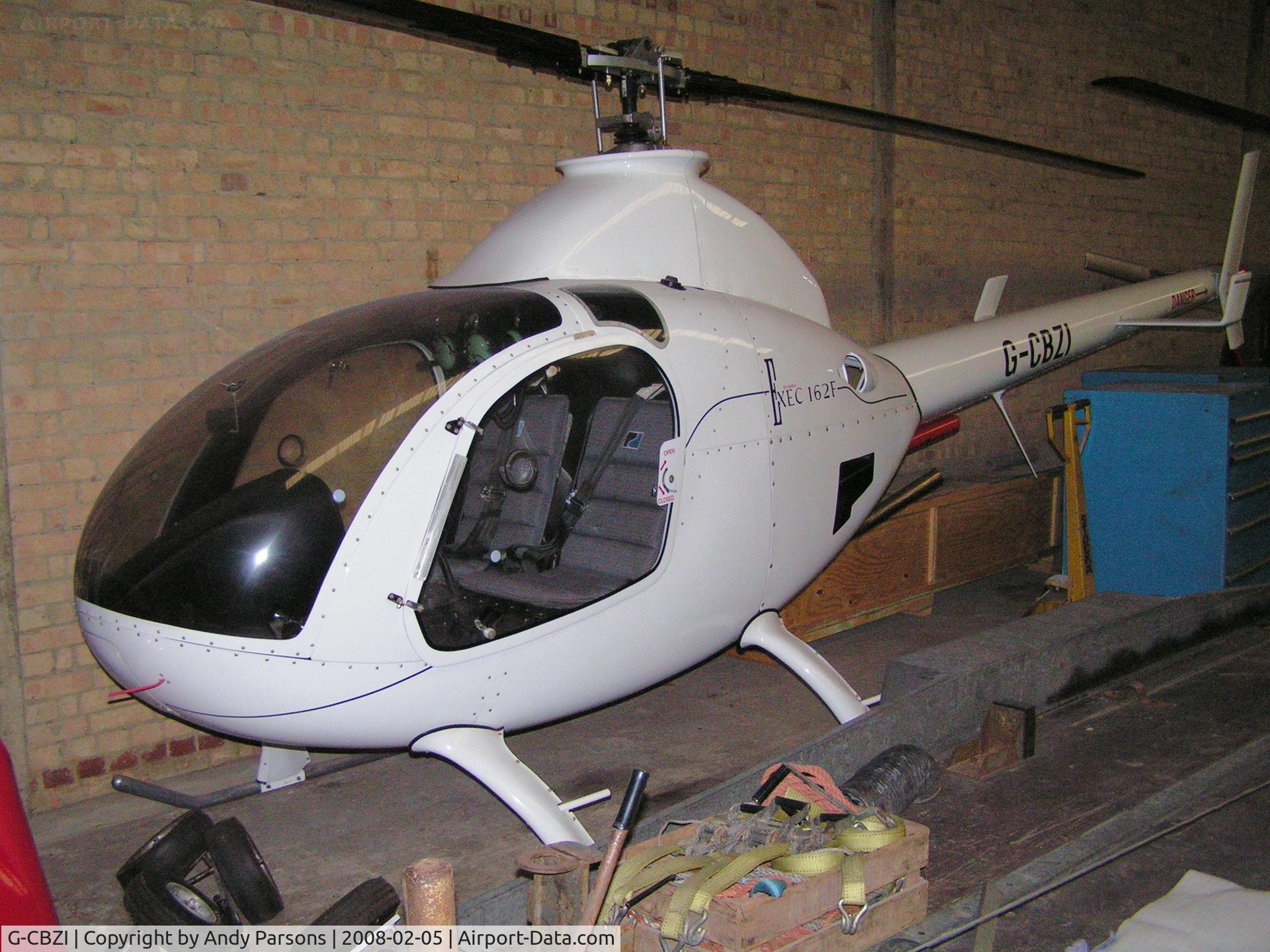 G-CBZI, 2003 Rotorway Exec 162F C/N 6718, At Street Farm near Stansted