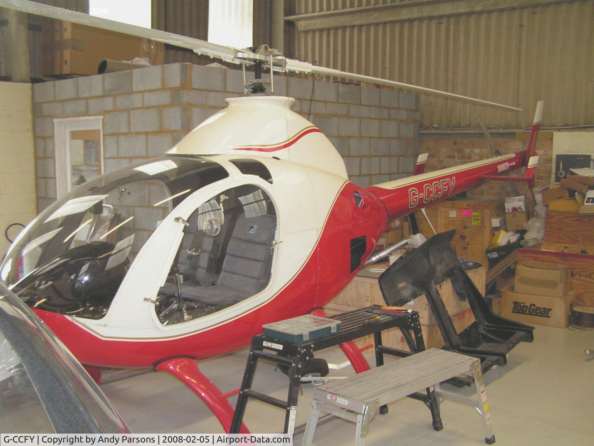 G-CCFY, 2003 Rotorway Exec 162F C/N 6719, At Street Farm near Stansted