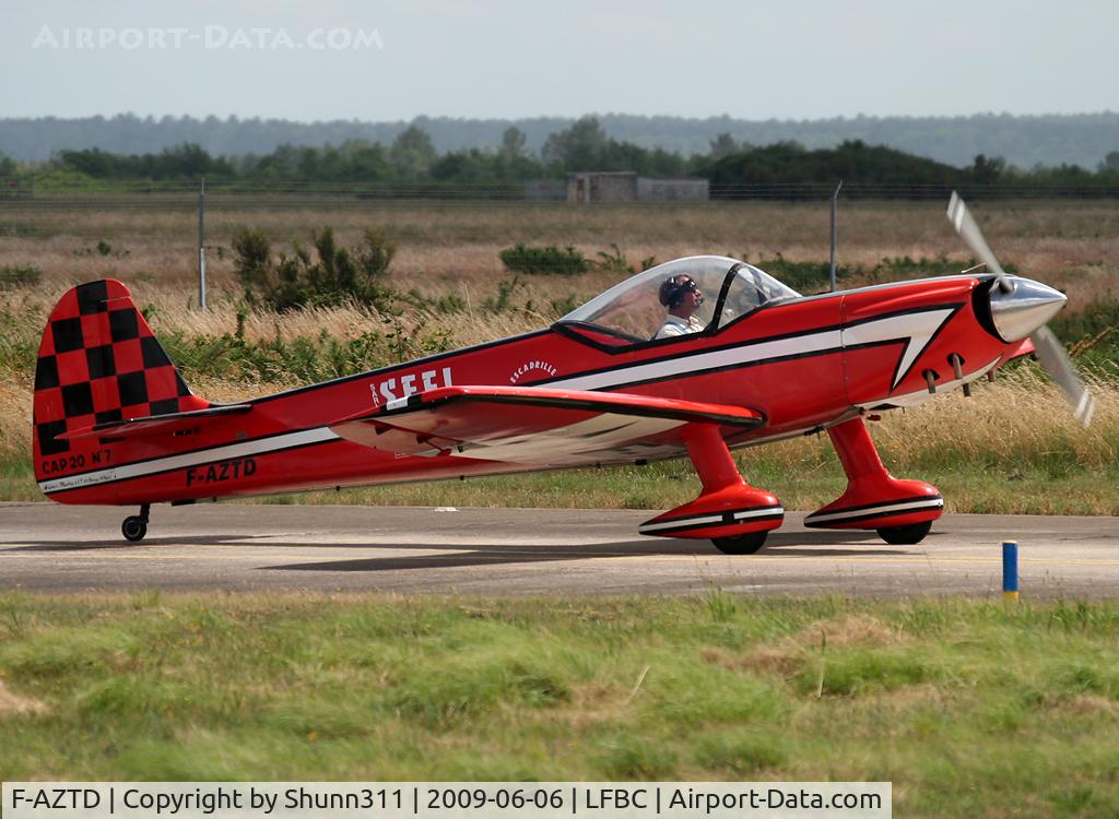 F-AZTD, Mudry CAP-20 C/N 07, Used as demo aircraft during LFBC Airshow 2009