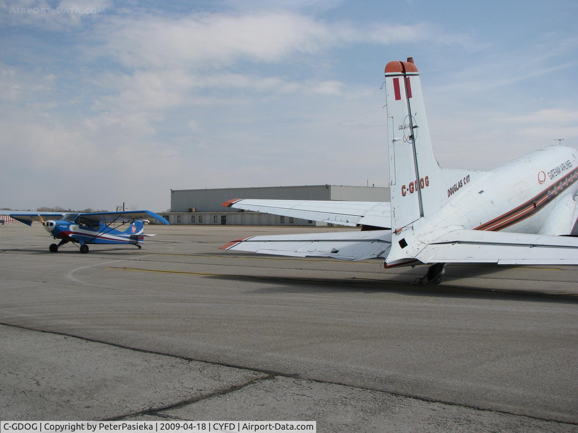 C-GDOG, 1951 Douglas R4D-8 C/N 43374, @ Brantford Airport
