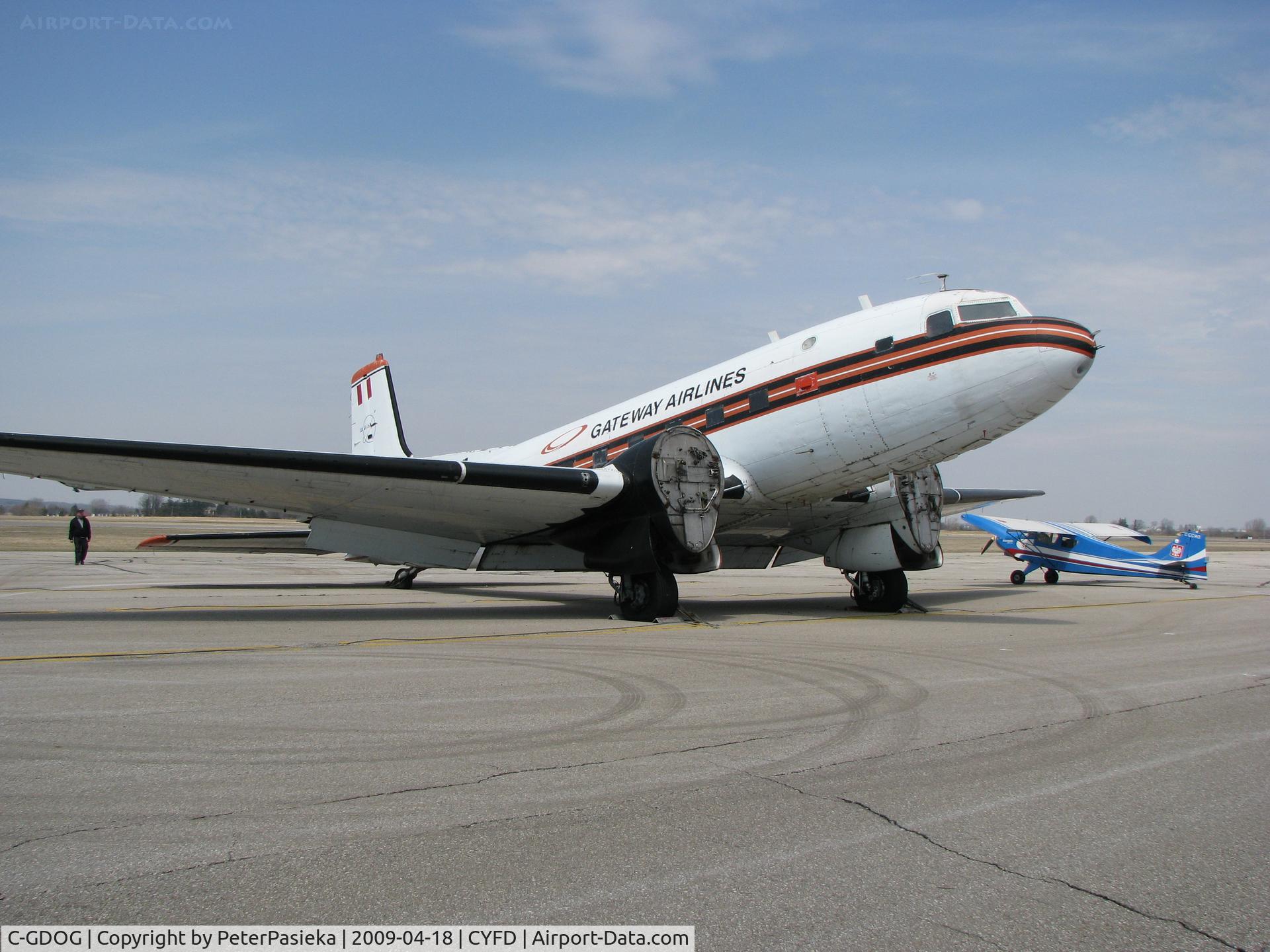 C-GDOG, 1951 Douglas R4D-8 C/N 43374, @ Brantford Airport