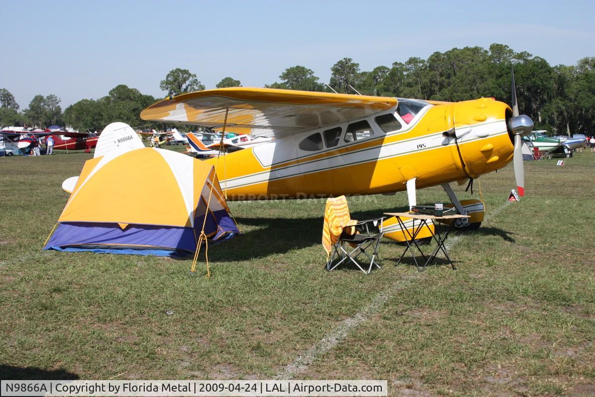 N9866A, 1950 Cessna 190 C/N 7568, Cessna 190