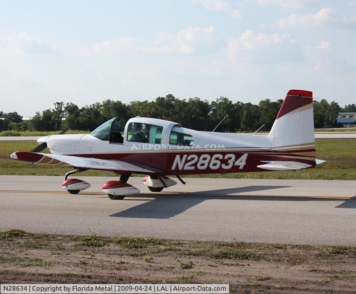 N28634, 1978 Grumman American AA-5B Tiger C/N AA5B0714, Grumman AA-5