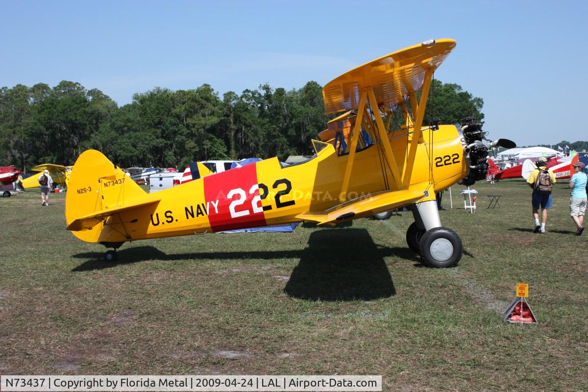 N73437, 1956 Boeing B75N1 C/N 75-6703, N2S-3