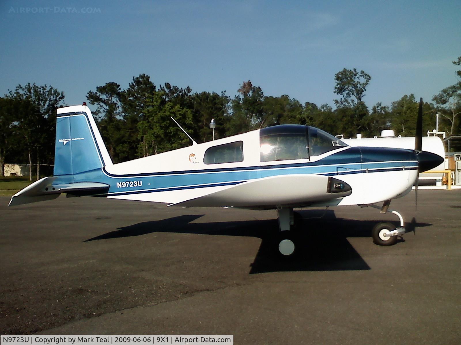 N9723U, 1977 Grumman American AA-1C Lynx C/N AA1C0106, N9723U at 9X1 just North of Houston, TX