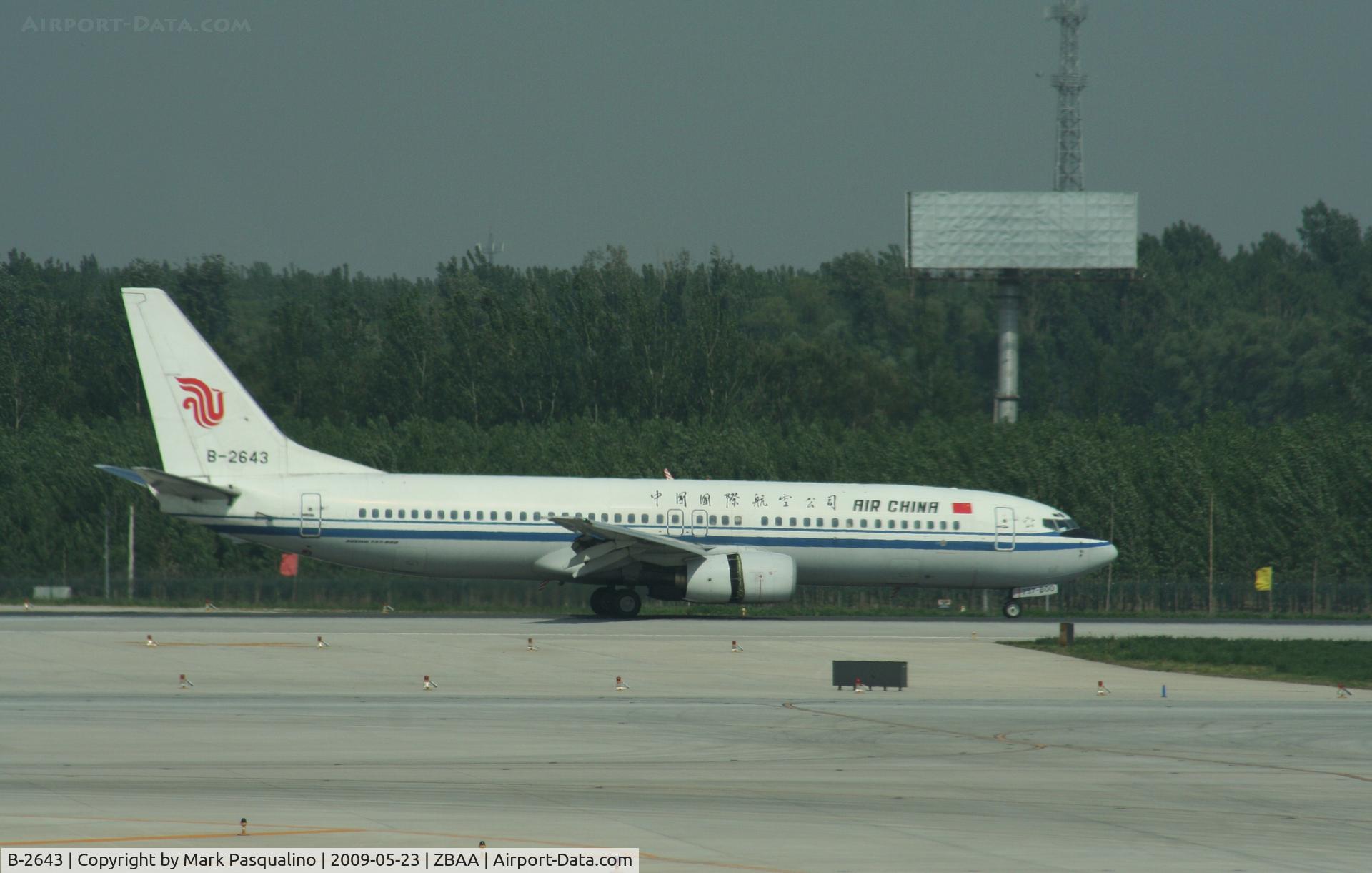 B-2643, 1999 Boeing 737-89L C/N 29878, Boeing 737-800