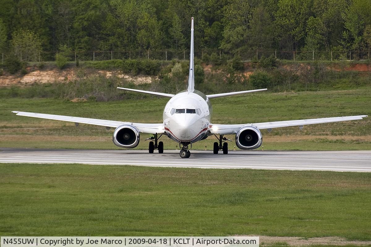 N455UW, 1991 Boeing 737-4B7 C/N 24997, @CLT