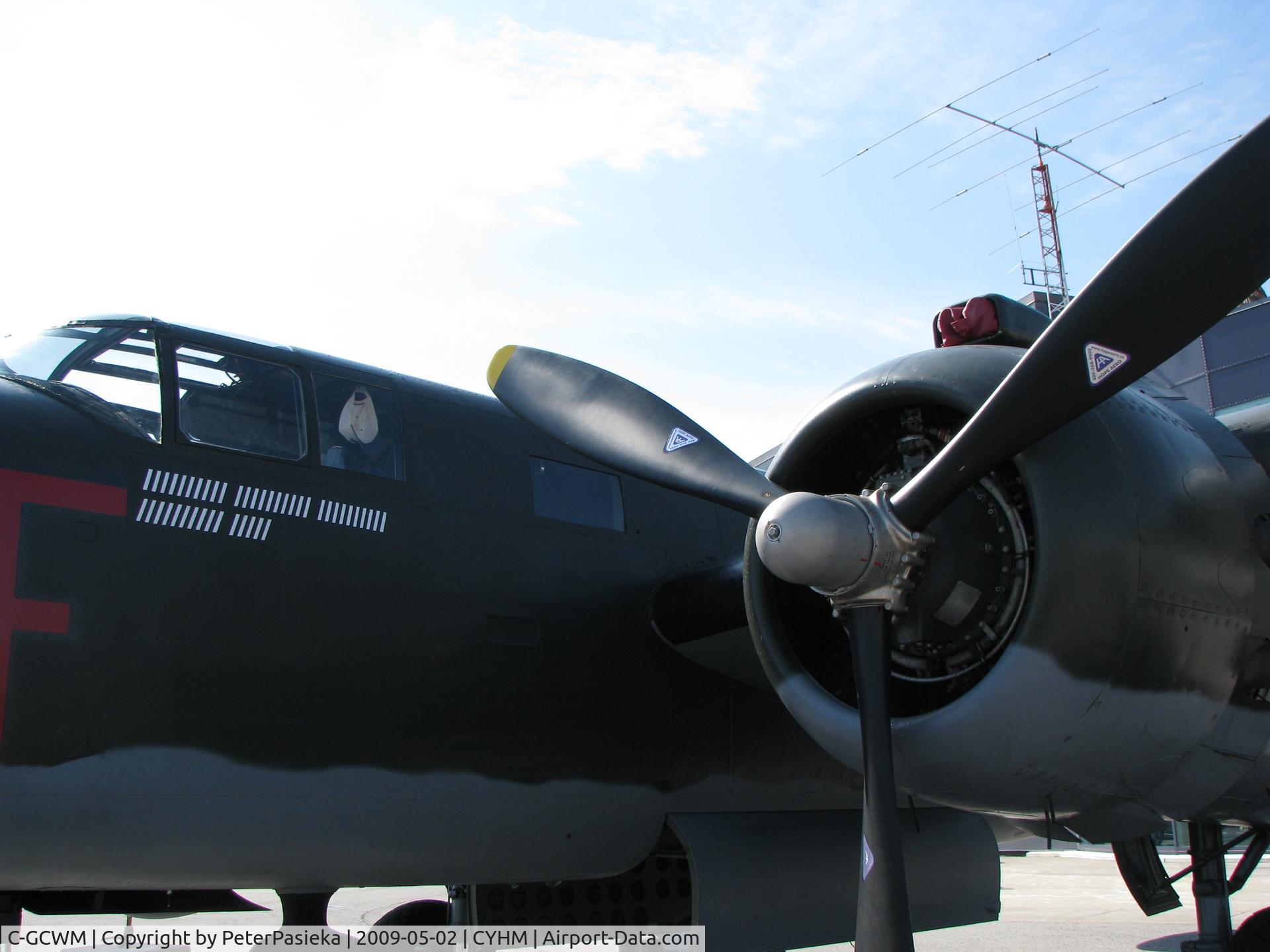 C-GCWM, 1945 North American B-25J Mitchell Mitchell C/N 108-47734, @ Hamilton Airport - @ Canadian Warplane Heritage Museum