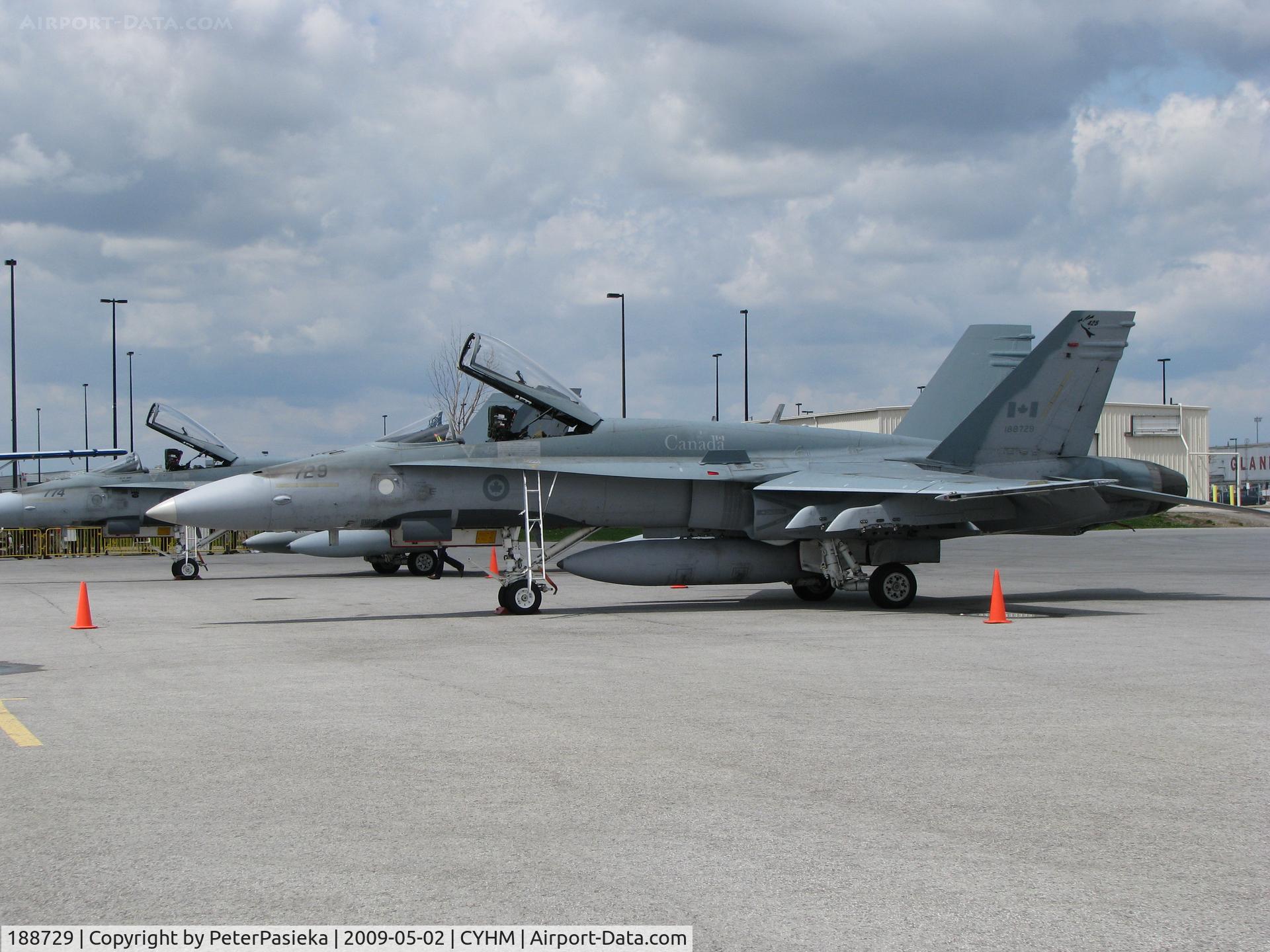 188729, McDonnell Douglas CF-188A Hornet C/N 0226/A179, @ Hamilton Airport - @ Canadian Warplane Heritage Museum