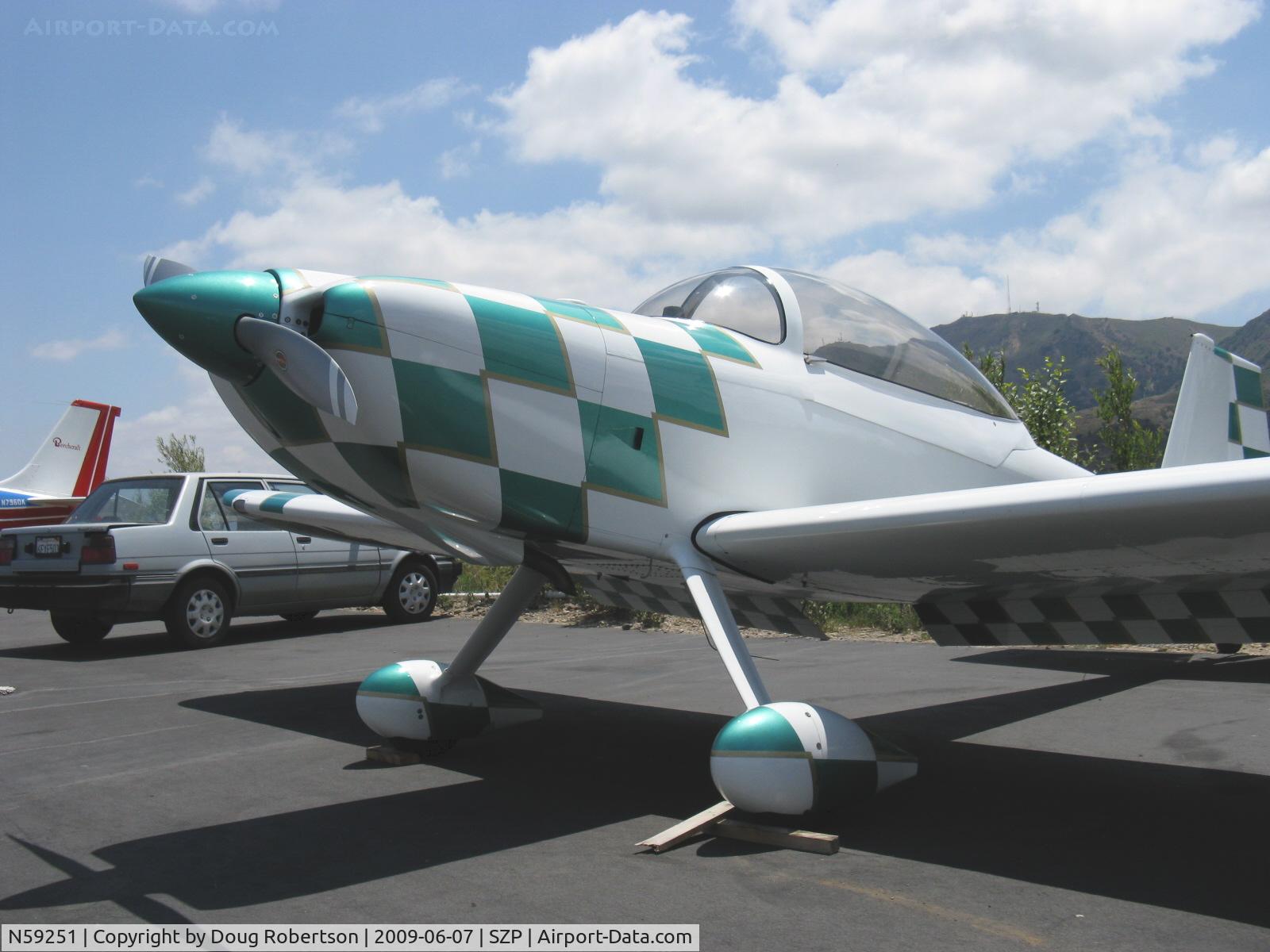 N59251, 2007 Vans RV-8 C/N 81199, 2007 Snider VAN's RV8, Superior XP-360 180 Hp