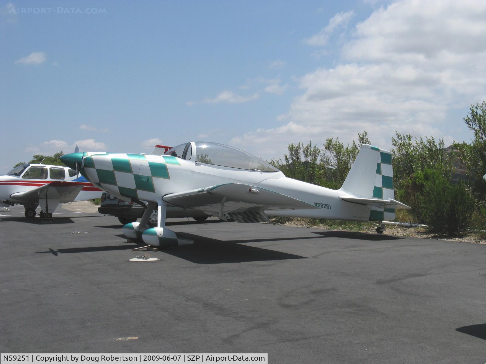 N59251, 2007 Vans RV-8 C/N 81199, 2007 Snider VAN's RV8, Superior XP-360 180 Hp