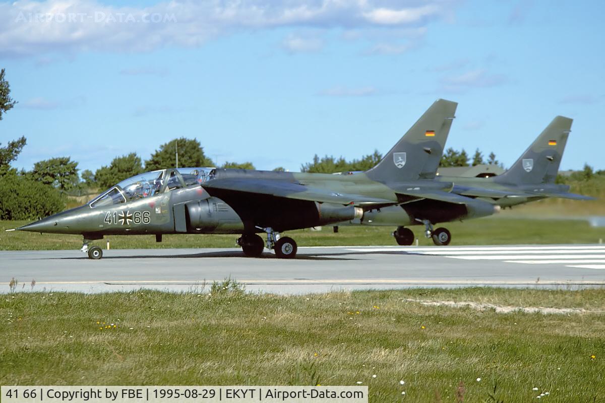 41 66, Dassault-Dornier Alpha Jet A C/N 0166, Luftwaffe Dornier Alpha Jet at Aalborg