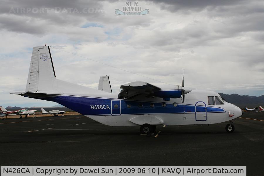 N426CA, 1981 CASA C-212-200 Aviocar C/N 168, kavq