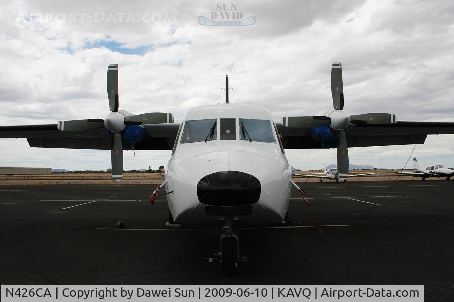 N426CA, 1981 CASA C-212-200 Aviocar C/N 168, kavq