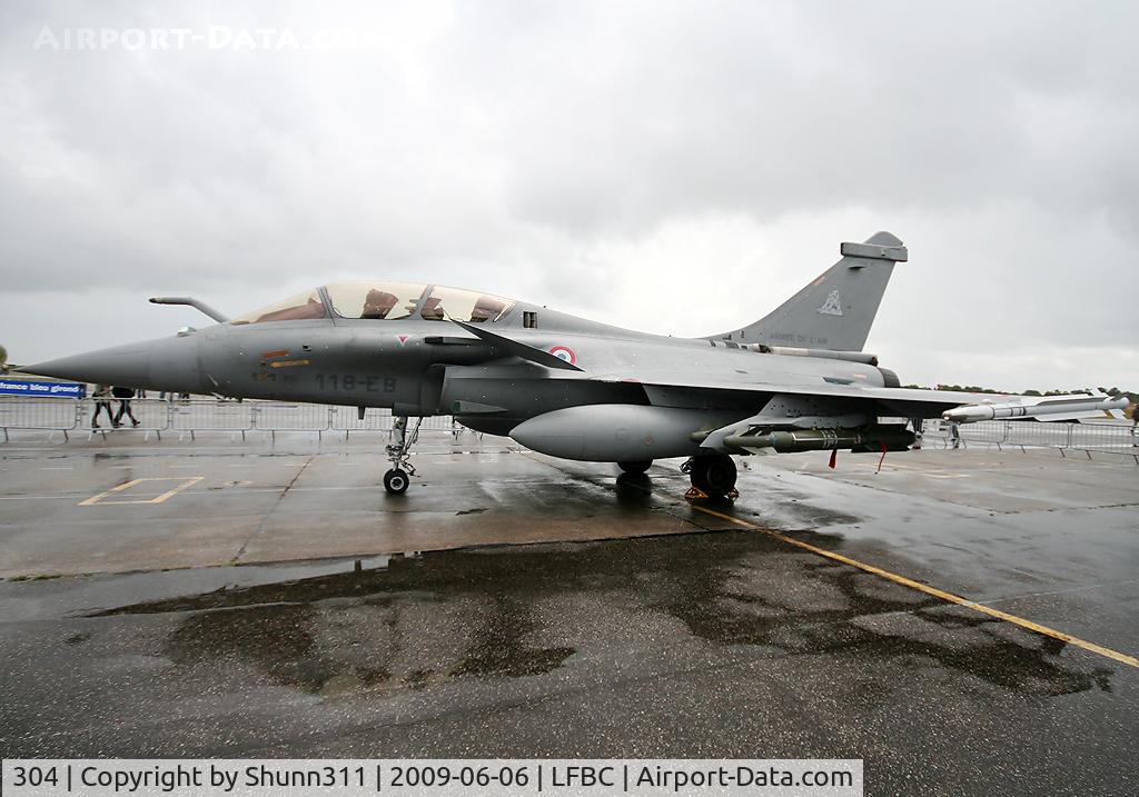 304, Dassault Rafale B C/N 304, Static display during LFBC Airshow 2009