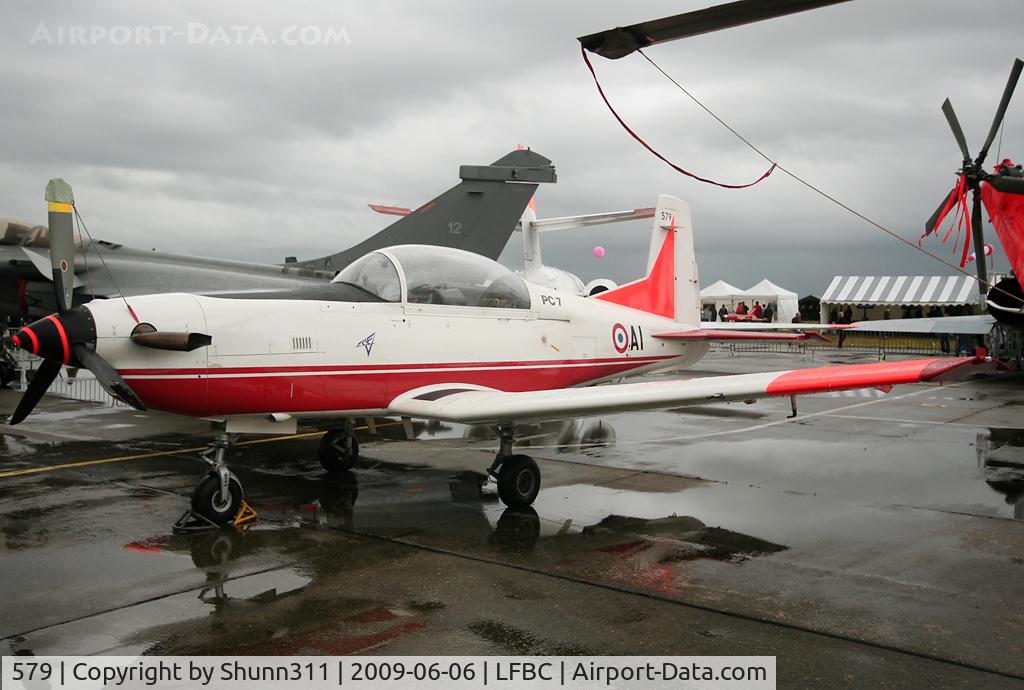 579, Pilatus PC-7 Turbo Trainer C/N 579, Static display during LFBC Airshow 2009