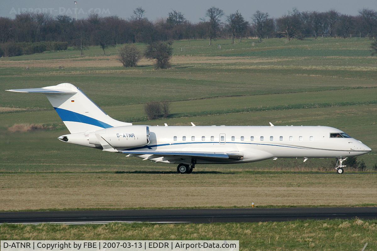 D-ATNR, 2004 Bombardier BD-700-1A10 Global Express XRS C/N 9159, taxiing taxiway alpha at EDDR