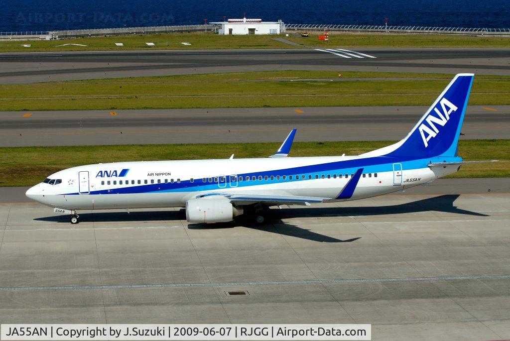 JA55AN, 2009 Boeing 737-881 C/N 33892, ANA's newest B737-800