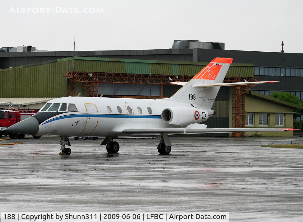 188, Dassault Falcon (Mystere) 20C C/N 188, Used as demo during LFBC Airshow 2009