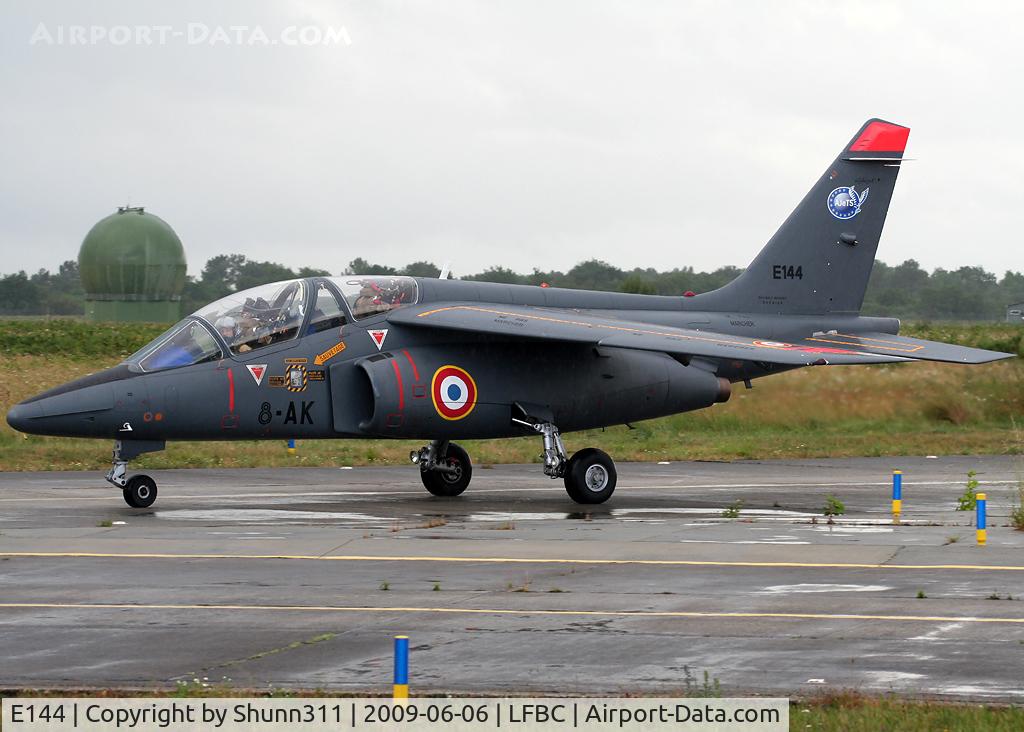 E144, Dassault-Dornier Alpha Jet E C/N E144, Using as a demo with 3 others during LFBC Airshow 2009