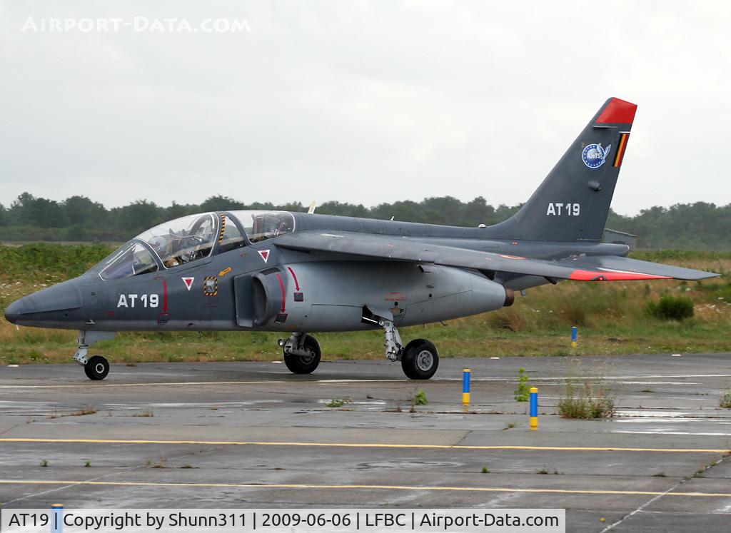 AT19, Dassault-Dornier Alpha Jet 1B C/N B19/1071, Used as a demo with 3 others during LFBC Airshow 2009