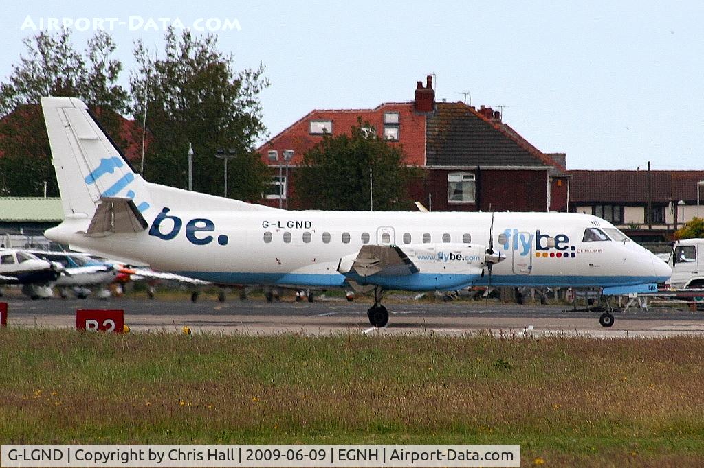 G-LGND, 1989 Saab SF340B C/N 340B-169, flybe operated by Loganair Ltd