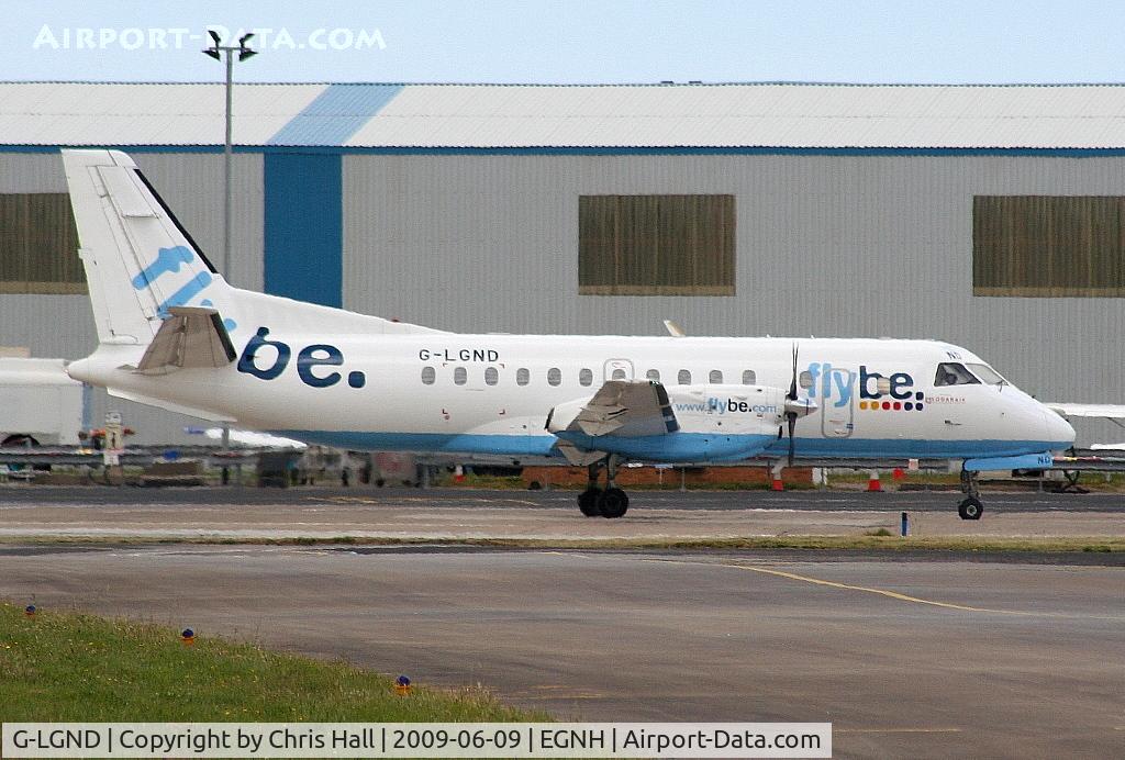 G-LGND, 1989 Saab SF340B C/N 340B-169, flybe operated by Loganair Ltd