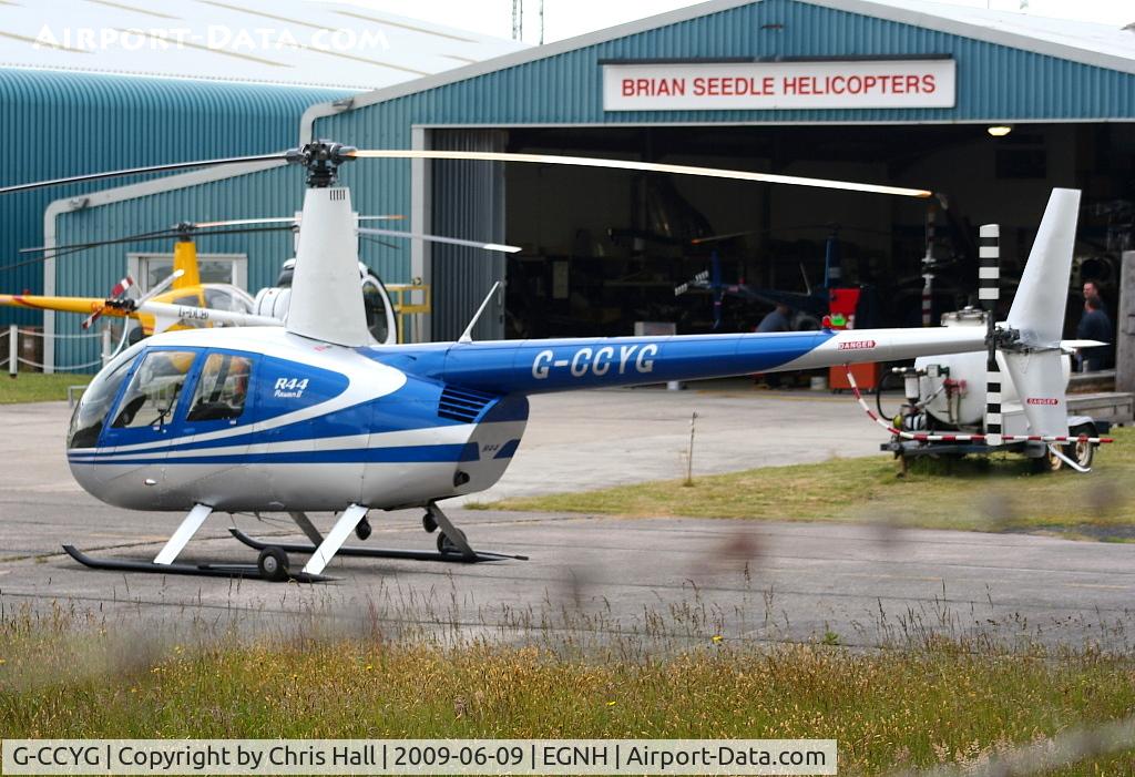 G-CCYG, 2004 Robinson R44 Raven II C/N 10424, Moorland Windows