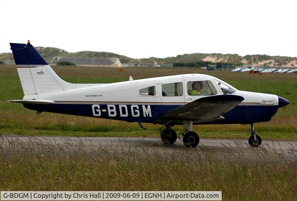 G-BDGM, 1974 Piper PA-28-151 Cherokee Warrior C/N 28-7415165, Previous ID: N41307