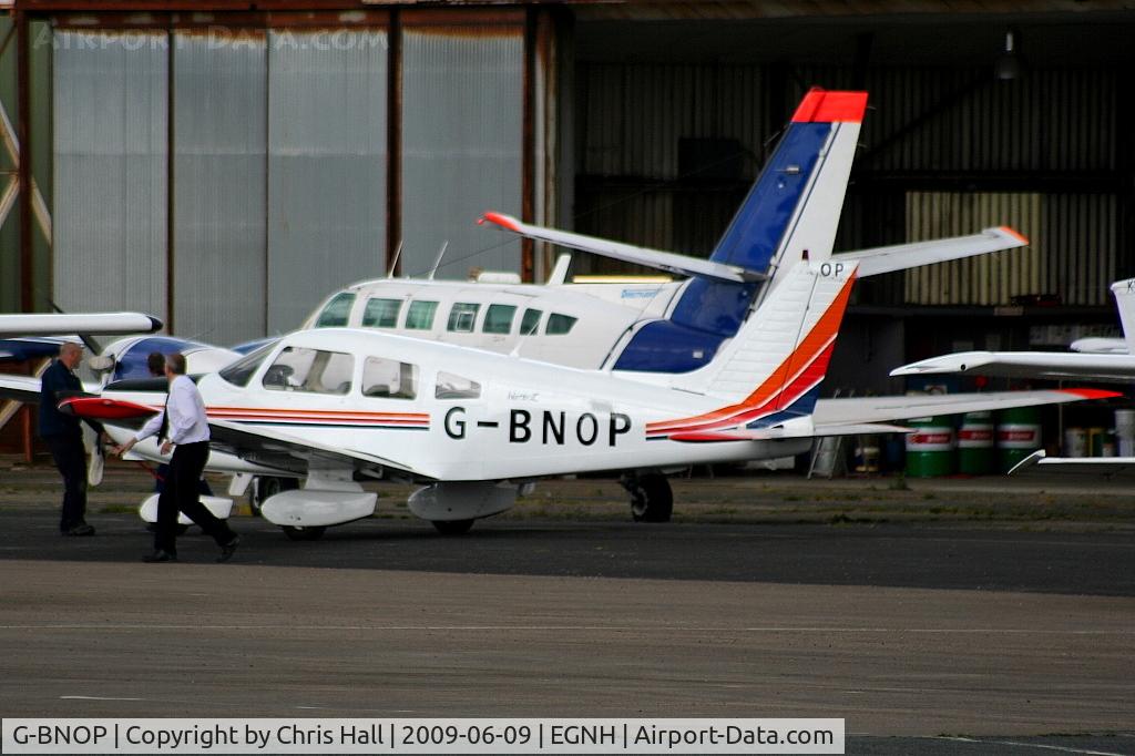 G-BNOP, 1987 Piper PA-28-161 Cherokee Warrior II C/N 2816027, BAE Warton Flying Club