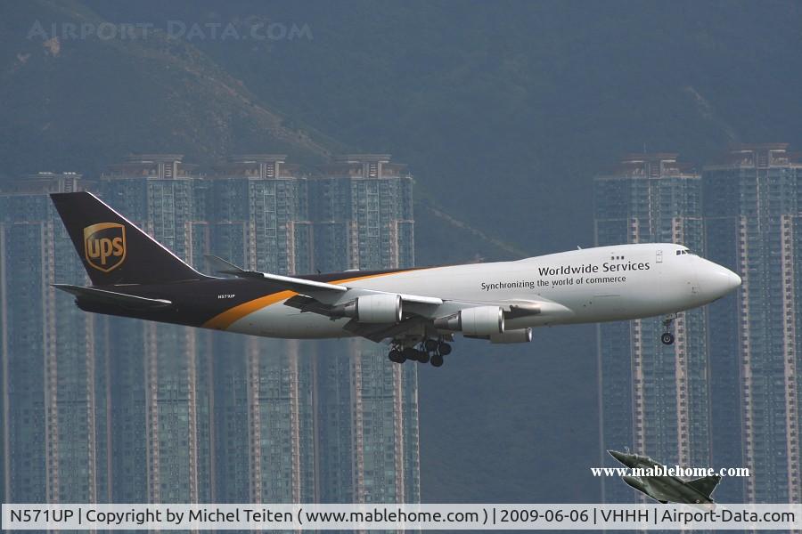 N571UP, 2007 Boeing 747-44AF C/N 35668, UPS