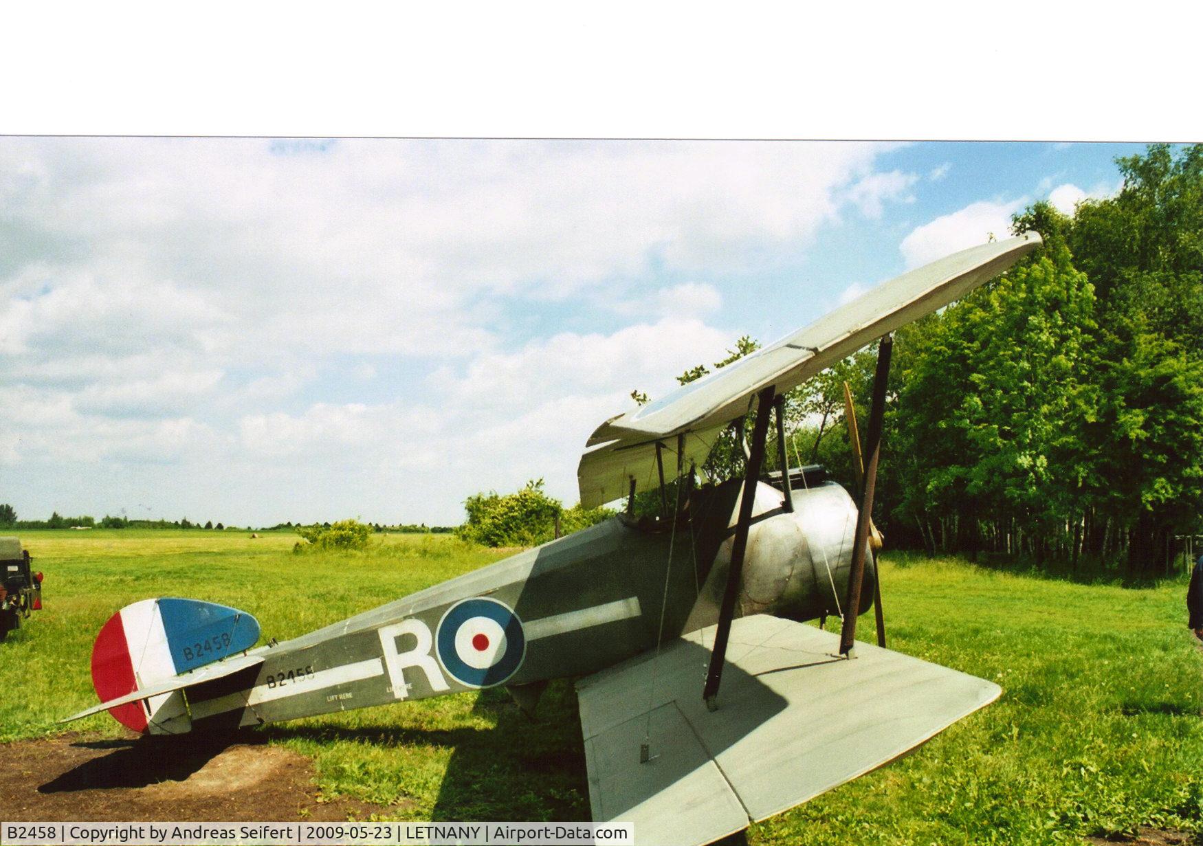 B2458, Sopwith F.1 Camel Replica C/N Not found B2458, Prag-Letnany Airfield